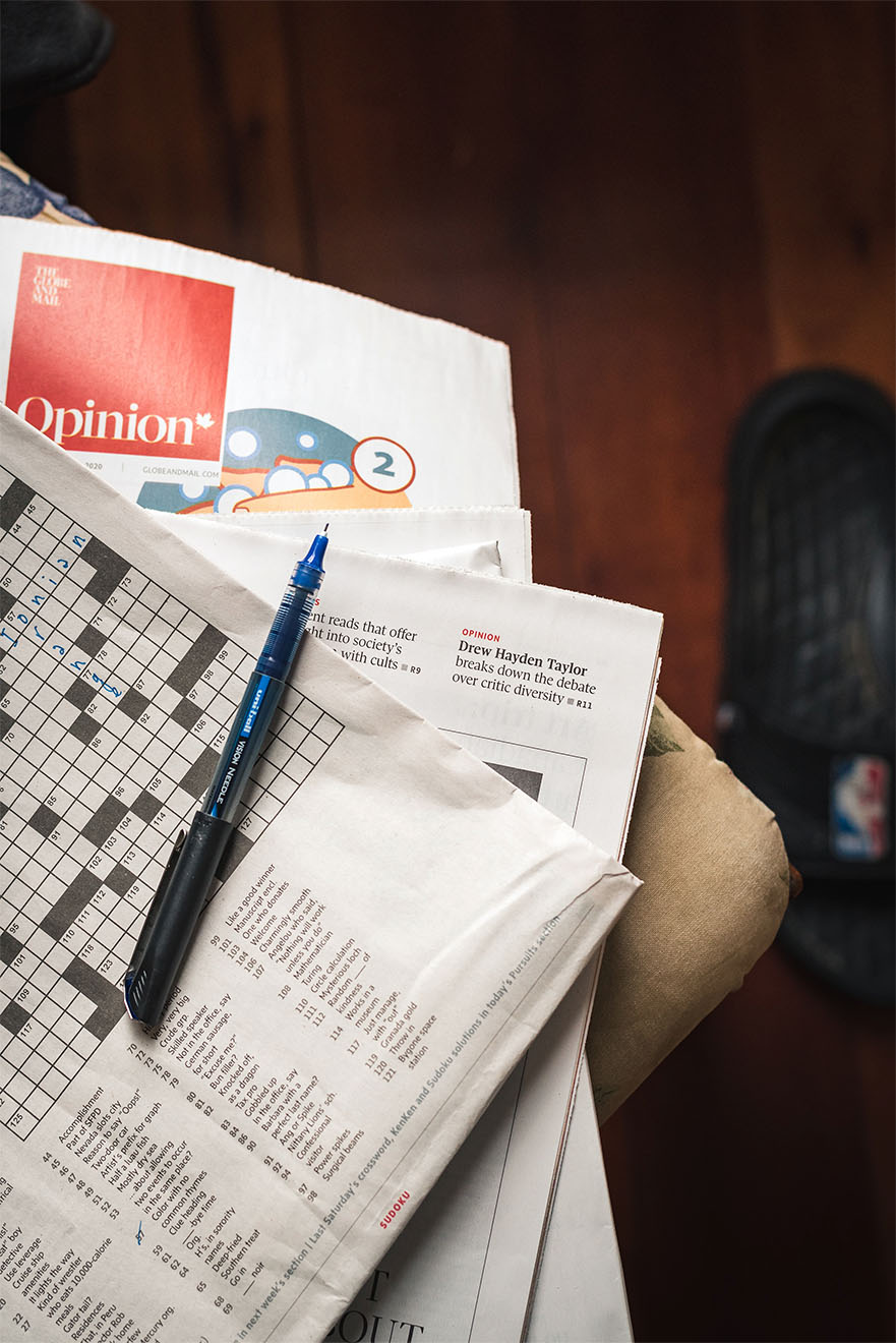 crossword puzzle